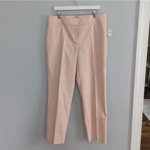NEW Talbots Pale Pink Pleated Pants Size 16 Business Professional